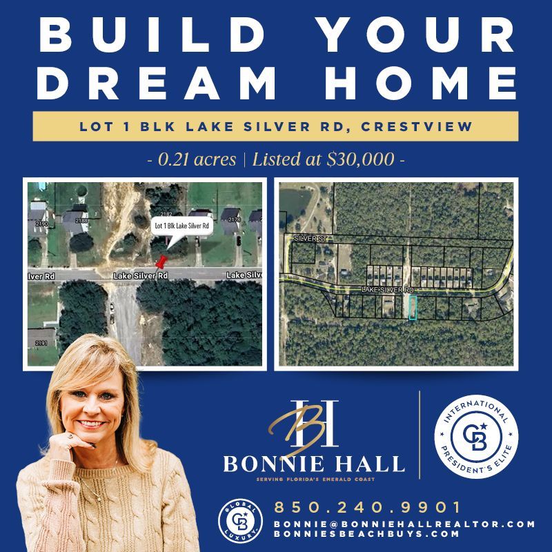 BonnieSHall's tweet photo. 🏡 Build Your Dream Home in Growing Lake Silver! 🏡
0.21 acres of opportunity just north of town in the expanding Lake Silver area! This vacant lot offers the perfect canvas for your future home.
Call Bonnie at 850-240-9901 for more details! https://t.co/5KFLjkjsPa