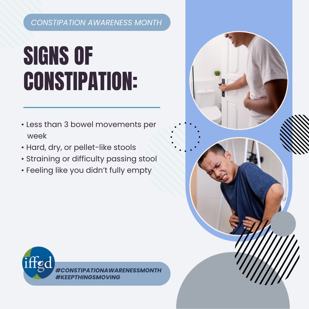 IFFGD's tweet photo. Bowel habits can vary widely, but certain signs mean it’s time to pay attention. If you’re noticing new or ongoing changes in your bowel habits, especially any red-flag symptoms, talk to your healthcare provider #ConstipationAwarenessMonth #KeepThingsMoving https://t.co/Rz30vI5HSv