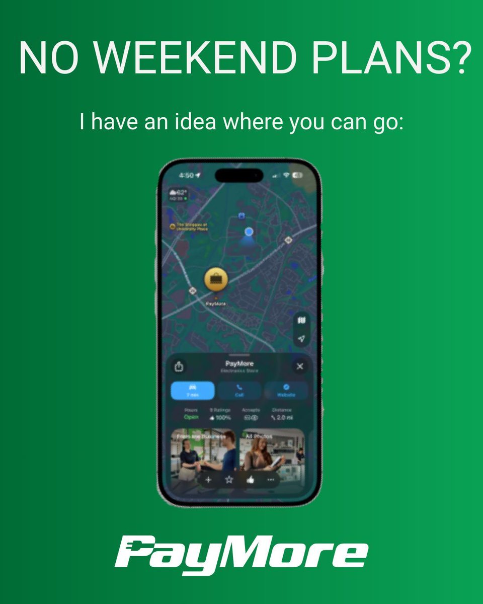 PAYMORESTORES's tweet image. Looking for something to do this weekend?👀 
Grab those old electronics collecting dust and head to your nearest PayMore — walk out with instant cash! ⚡️
#PayMore #InstantCash #BuySellTrade #RecycleTech #WeekendVibes