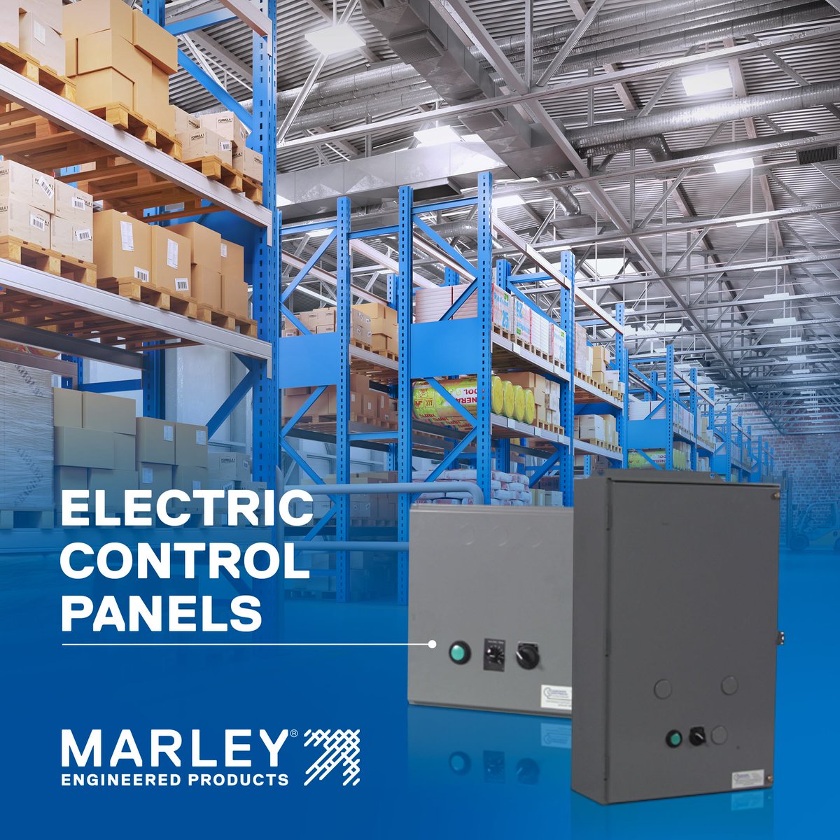 Designed for dependable control, QMark Electric Control Panels feature factory wiring, on/off selector switches, power pilot light, and fused transformers, optimized for 208V to 600V systems up to 300 amps. Check it out: bit.ly/4qlWuAx