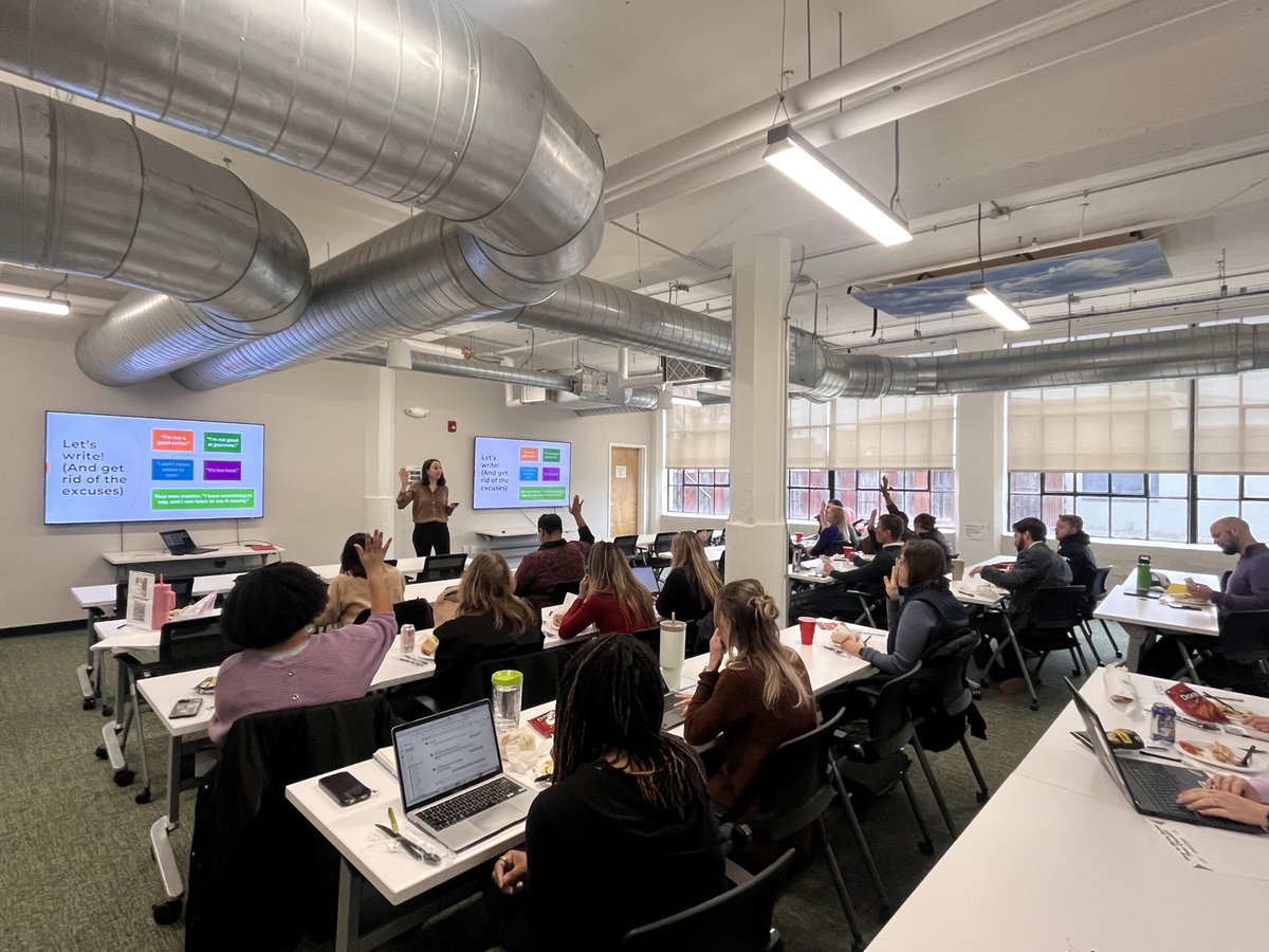 "Because" not "due to the fact." Active voice over passive. Clear CTAs in every email. Thanks to freelance writer <a href="/jessicalevco/">Jessica Levco</a> for sharing all these tips and more at our recent Lunch &amp; Learn!