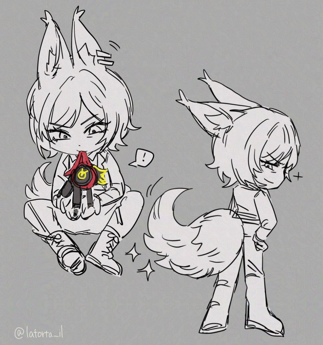 latorta_il's tweet image. 狐👢あまりにも可愛い