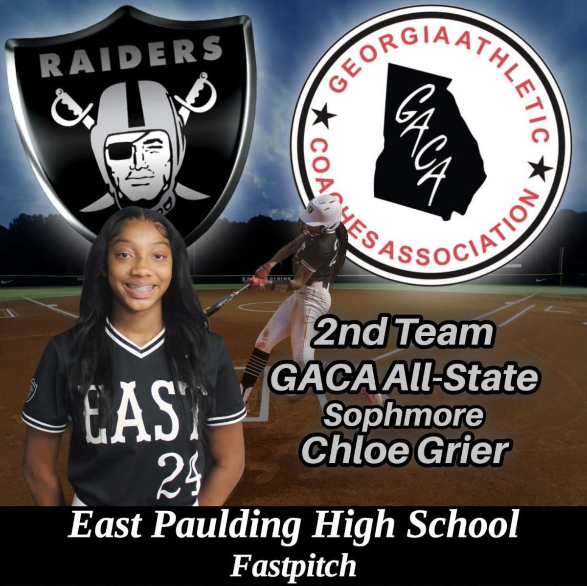 Appreciate the recognition <a href="/GACASoftball/">GACA Softball</a> 🥎‼️ 

Sophomore season was one for the books, made even better by my teammates, coaches, and support system. Grateful 🙌🏾

<a href="/247recruiting/">247Sports Recruiting</a> <a href="/D1Softball/">D1Softball</a> <a href="/MSPtakeover/">Minority Softball Prospects</a> <a href="/D1V18U_Premier/">D1Vision 18U Premier</a> <a href="/d1vision_sb/">D1VISION Softball</a> <a href="/Sportskryst/">Krystal Anthony</a>