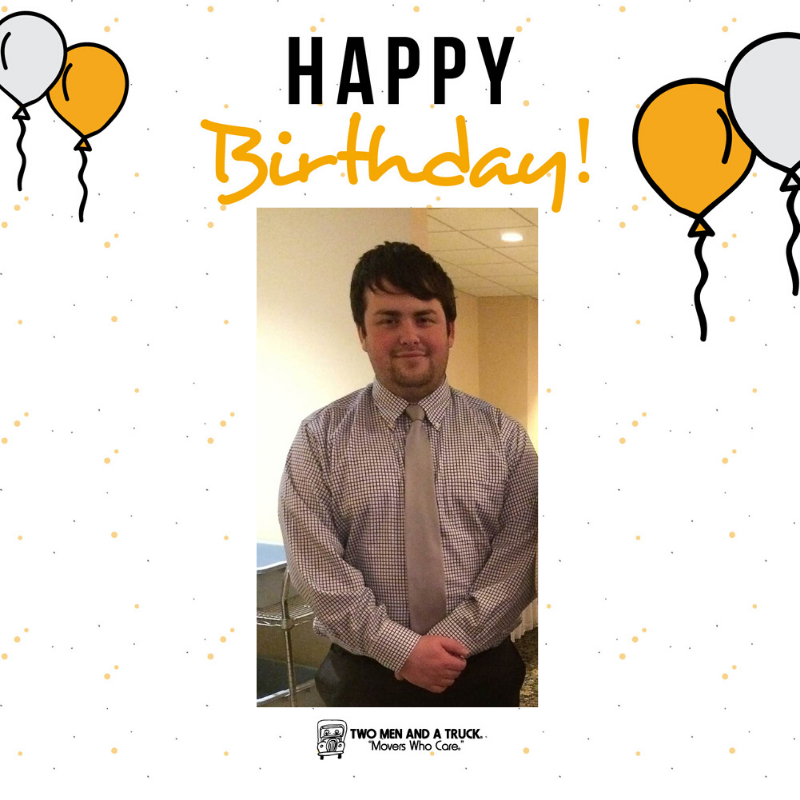 TwoMenCleveland's tweet image. Happy Birthday to James out of our Brook Park location! Have a wonderful day and year! 🎂🎈