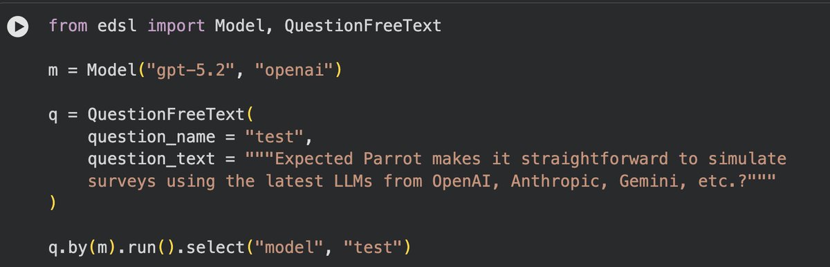 Expected Parrot (YC F25) tweet media