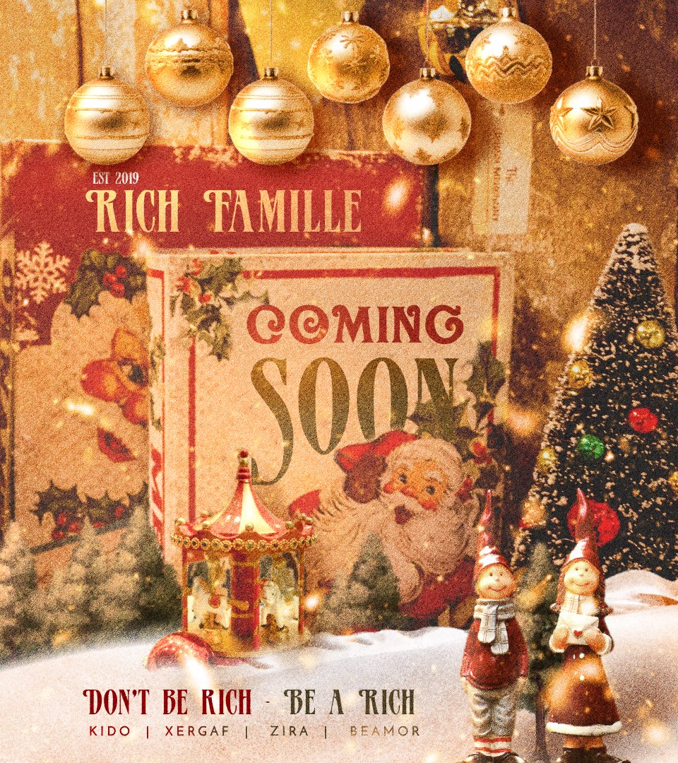 Christmas is heralded by the sound of bells, signaling that the season is almost here and the gates of 𝗥𝗜𝗖𝗛 𝗙𝗔𝗠𝗜𝗟𝗟𝗘 are 𝗢𝗣𝗘𝗡𝗜𝗡𝗚. The return of the pillars; Couronne, Royale, and Famille, generates warmth amid the snowfall. Coming soon, exclusively.