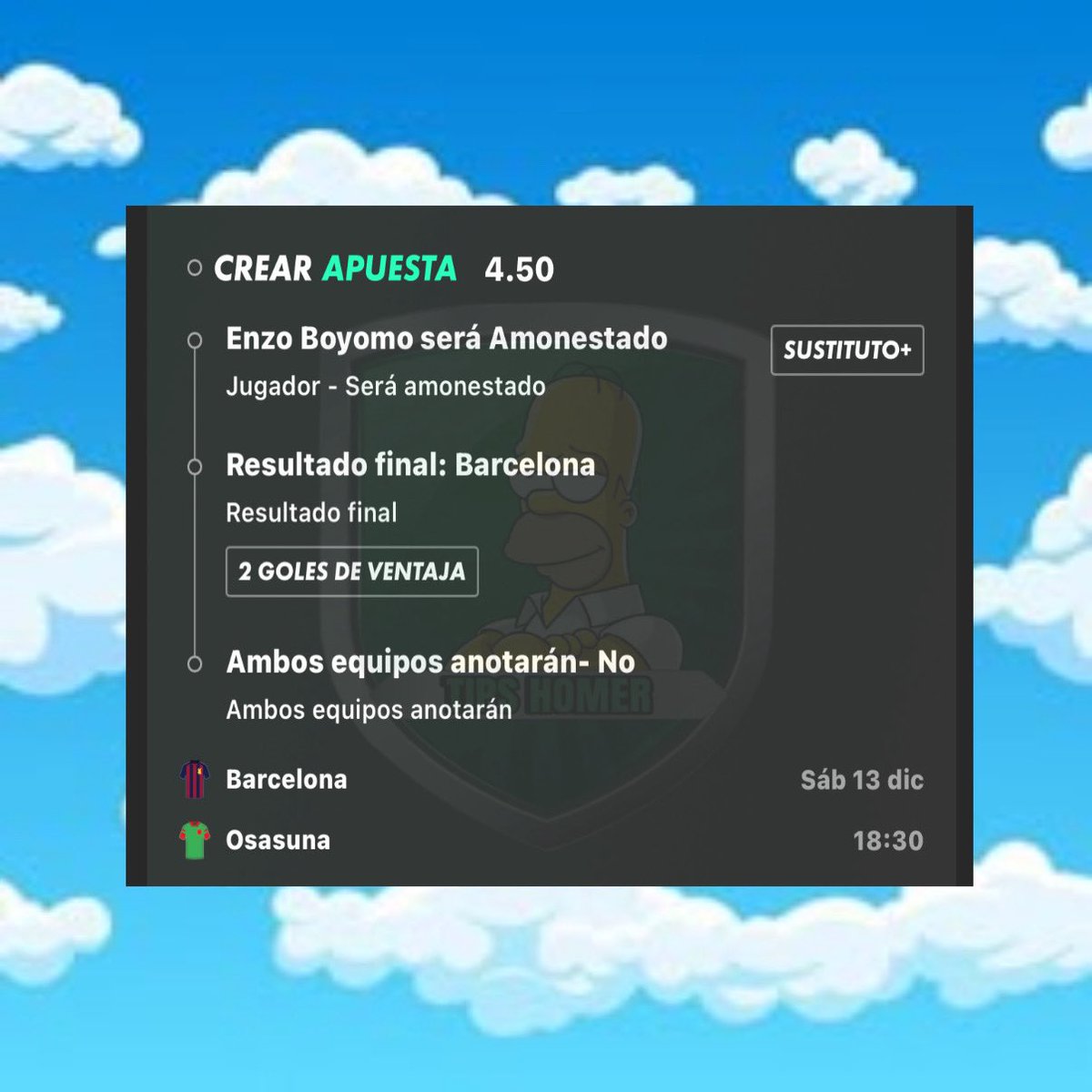 TipsHomer_'s tweet image. Nos estrenamos con esta cuota 4,50 bastante interesante 

ℹ️ Bayomo está apercibido y es su último partido antes de irse a la copa África.
ℹ️ Osasuna es el equipo que menos goles mete fuera de casa