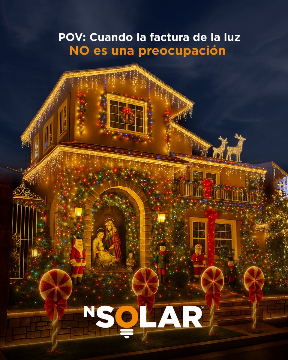 Con un sistema de NSolar disfrutas de la alegría de la navidad, ahorrando en tu factura.

Elige energía limpia y un 2026 más eficiente y rentable para tu bolsillo.

Solicita tu cotización hoy.

#NSolarPanama #PanelesSolaresPanama
#EnergiaSolarPTY #EnergiaFotovoltaica #Panamá