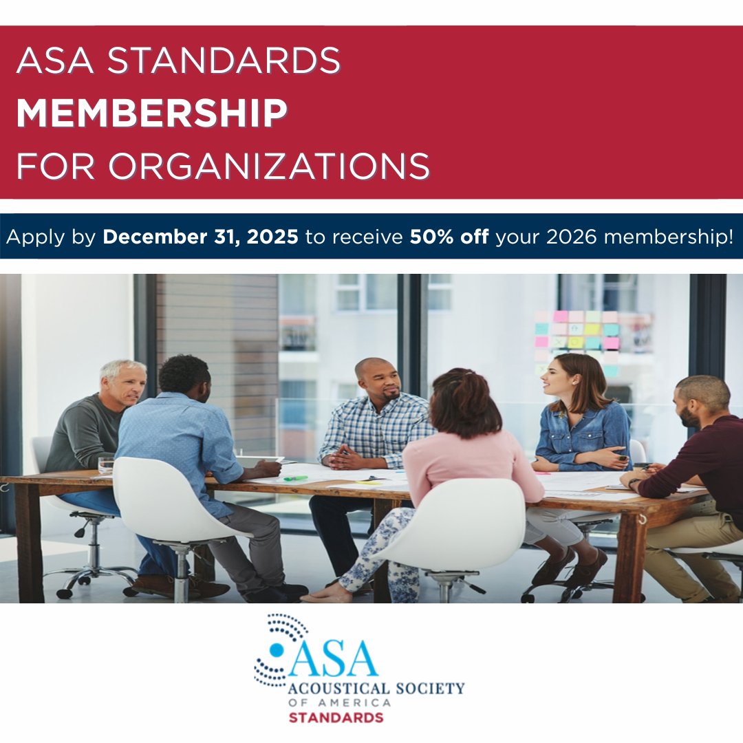 ASAStandards's tweet photo. The Standards Membership Drive is open through Dec31, 2025!

Don’t just follow the standard. Help shape it.

👉 Apply today: https://t.co/EQ05FdwITW https://t.co/qILRyg9w1d