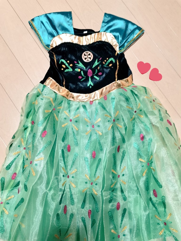 届いた！めーっちゃかわいい😍 100センチのアナのドレス欲しい人は是非