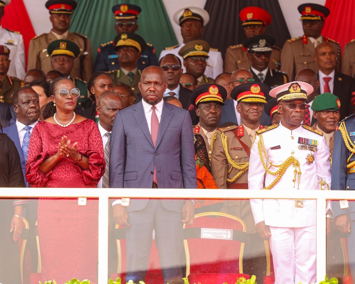 SoipanTuya's tweet photo. Joined in the celebration of Kenya’s 62nd Jamhuri Day, a momentous occasion that reaffirms our nation’s independence, sovereignty, and unity.  

The ceremony, presided over by His Excellency President of the Republic of Kenya and Commander in Chief of the Kenya Defence Forces, @WilliamsRuto and graced by Ghana’s President H.E. John Dramani Mahama and other distinguished foreign dignitaries, is a stirring reminder of our shared history, resilience, and the enduring spirit that binds us together as one people. 

A highlight of the day was the trooping of the colours by the 20 Parachute Battalion of the Kenya Defence Forces, an honour last performed 22 years ago. Reviving this timeless tradition on this historic day was a reminder of the Battalion’s enduring discipline and the proud heritage of our Defence Forces.  

Steeped in honour and discipline, the trooping of the colours embodies the courage, loyalty, and sacrifice of our men and women in uniform. Watching the Battalion execute this ceremony with such precision and pride was a powerful testament to the professionalism and unwavering dedication of the Kenya Defence Forces.  

As we commemorate this day, let us remember that Jamhuri is not only about past struggles but also about our collective responsibility to protect the freedoms we enjoy today. 

The Kenya Defence Forces remain steadfast in their duty to defend our sovereignty, uphold peace, and contribute to national development.  

Happy 62nd Jamhuri Day to all Kenyans!