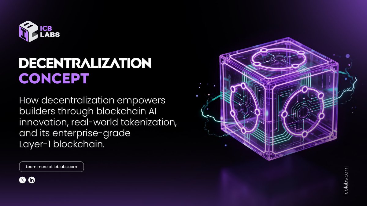 ICBLabs's tweet photo. ⚙️ Decentralization works when builders are empowered.
 
ICB Labs delivers enterprise-ready blockchain infrastructure for real-world adoption and scalability.
 
🔗 Discover more: https://t.co/A1QjmPQV7R
 
#ICBLabs #Web3 #Decentralization https://t.co/UWPex02BgA