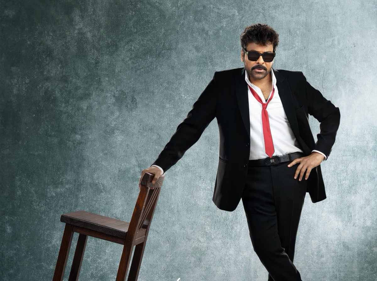 Vintage Boss Is back 🥳🔥🔥
Grace ,Style ,Swag are unmatched 

#Chiru #MSVG

Follow 👉 <a href="/CinevedukaOffl/">Cineveduka</a>