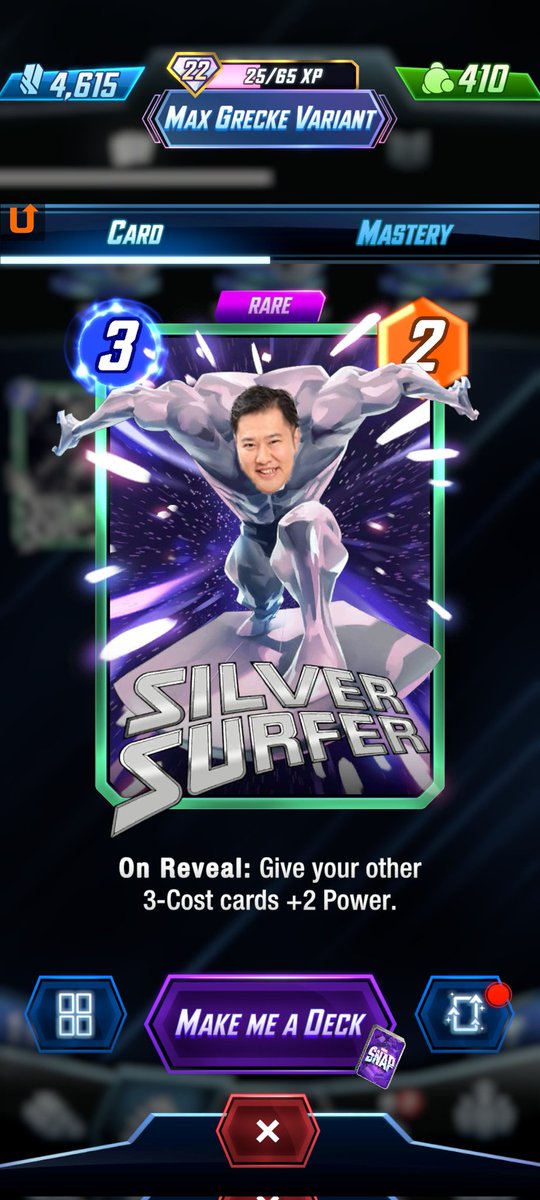 RabbitSweetHS's tweet image. #マーベルスナップクソコラグランプリ #マベスナクソコラグランプリ