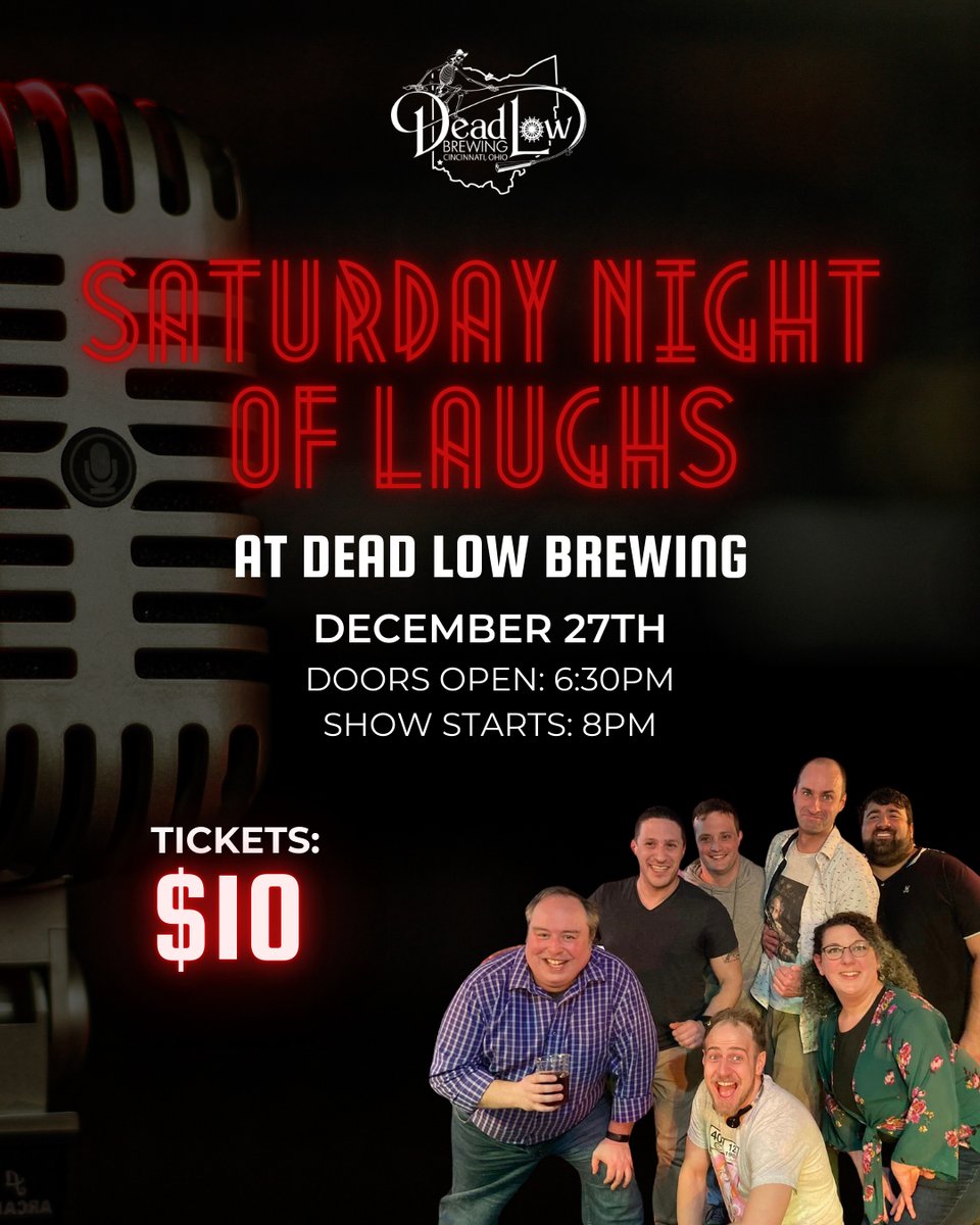 Grab your tickets to the December show of 
Saturday Night of Laughs with IMPROV Comedy from  Kevin Bauer’s Power Hour on December 27th!

eventbrite.com/e/saturday-nig…