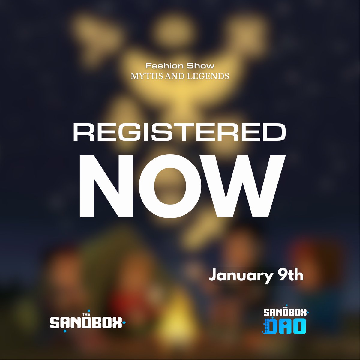 #SandFam
Want to join the next runway?
SIGN UP for Myths &amp; Legends here
👉 forms.gle/1Mj1pcFbhExEQh…
<a href="/TheSandboxGame/">The Sandbox</a> <a href="/TheSandboxDAO/">The Sandbox DAO</a> <a href="/TSBCreators/">The Sandbox Creators</a>