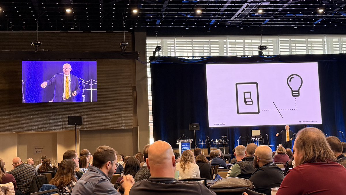 albanytechcoach's tweet photo. I'm so glad @jmattmiller is the keynote presenter for #TechADay. His keynote,The Attention Switch has our attention for sure. https://t.co/WR3DSpBRP6