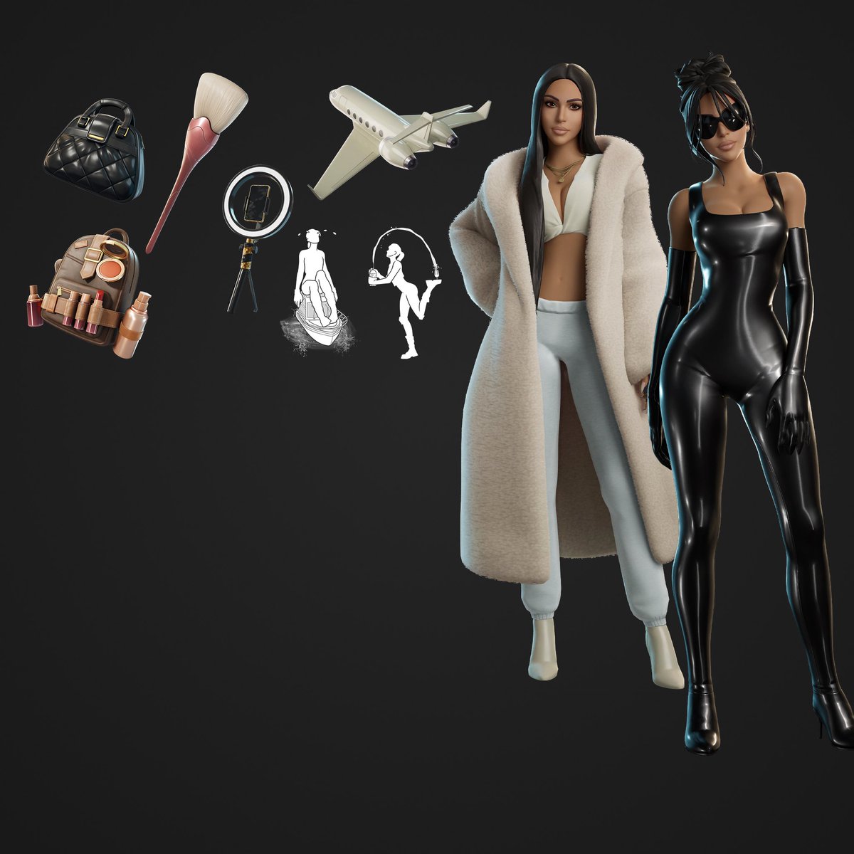 Global Icon, mother, entrepreneur, TV star — it’s all in a day’s work for Fortnite’s next ultimate Icon. Kim Kardashian will join the Fortnite Icon Series on December 13 at 7 PM ET! With this collab, Fortnite is bringing Hollywood’s biggest star to the Island. Try to keep up!