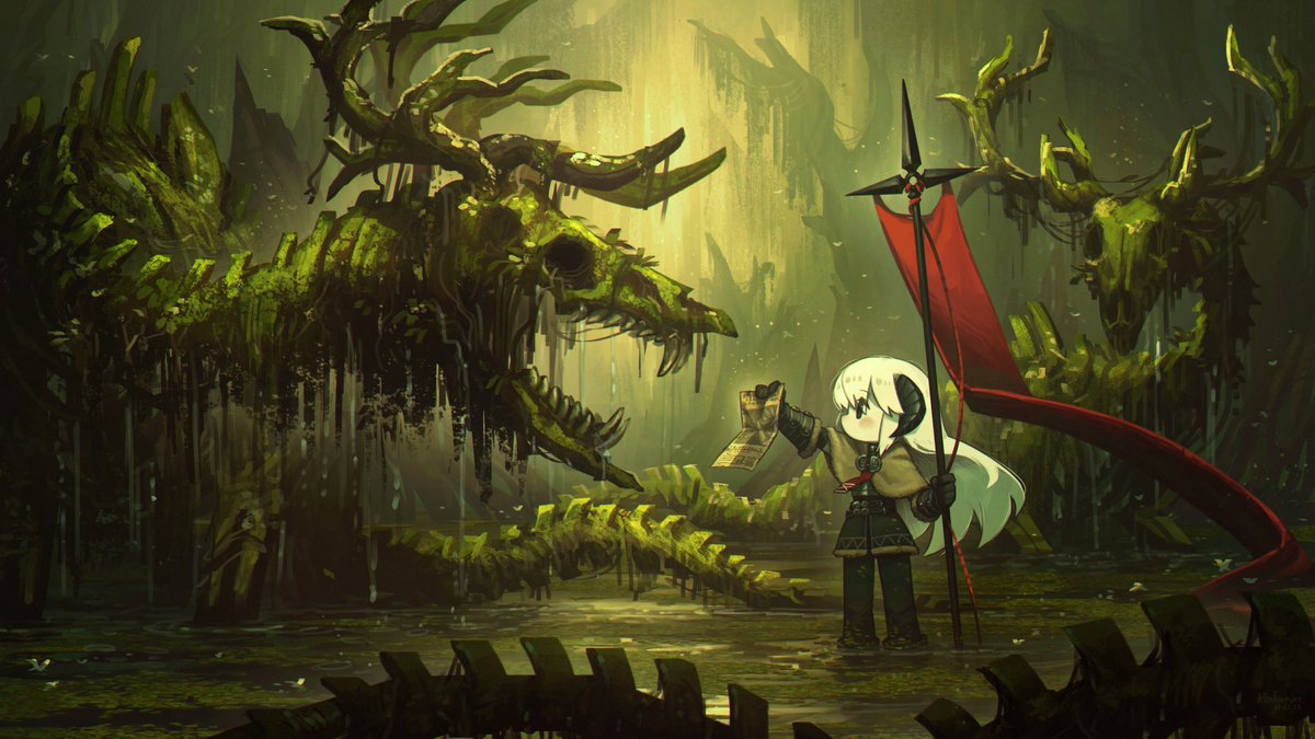 Porforever's tweet image. Swamp Beasts 🦌🌱