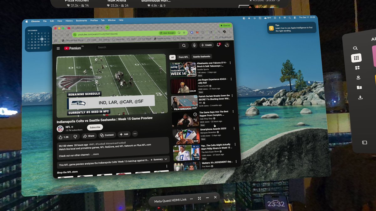 tHeyCallMeRah's tweet image. Just connected my Meta Quest 3s to a video capture card and I’ll never go back to a PC monitor again. Vibing on another level for sure.