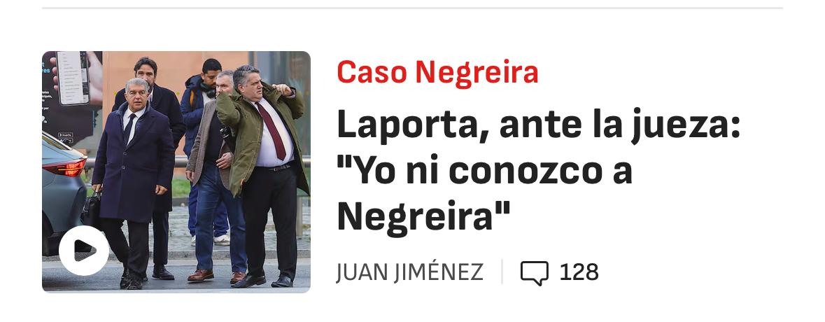 Laporta no conocía a Negreira...

Pedro Sánchez no conocía a Abalos...

Y asi con todo.

Vaya país!!

⚪️ Viva el Betis 🟢