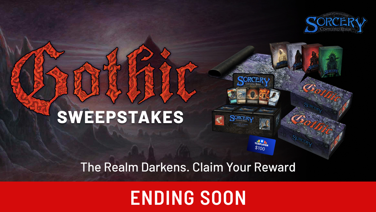 Have you entered the @SorceryTCG Gothic Sweepstakes? There's still