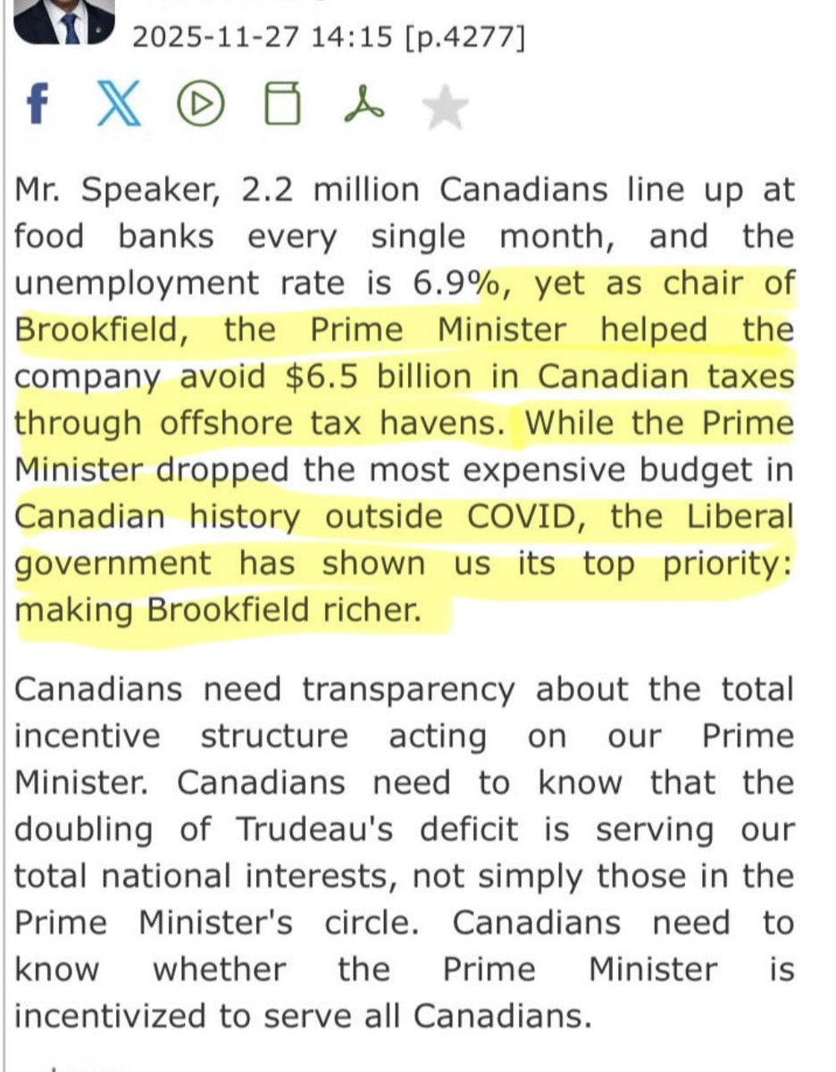 From Michael Ma in the HOC.
How any Liberal can celebrate &amp; trust a man who just 2 weeks ago was talking like this about Carney &amp; the Liberals is beyond me. This guy is a fraud with zero dignity &amp; self respect.