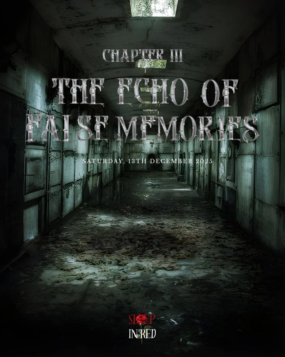 slpinred's tweet photo. Behind all the illusions and crimson light, a question trembles in silence— Will the Fragments break free, or be lost forever in the maze of memory?

Tonight, the final veil falls.
𝐖𝐞𝐥𝐜𝐨𝐦𝐞 𝐭𝐨 𝐭𝐡𝐞 𝐥𝐚𝐬𝐭 𝐝𝐞𝐬𝐜𝐞𝐧𝐭 𝐨𝐟 𝐒𝐥𝐞𝐞𝐩 𝐢𝐧 𝐑𝐞𝐝. https://t.co/jXRwjsXfK7