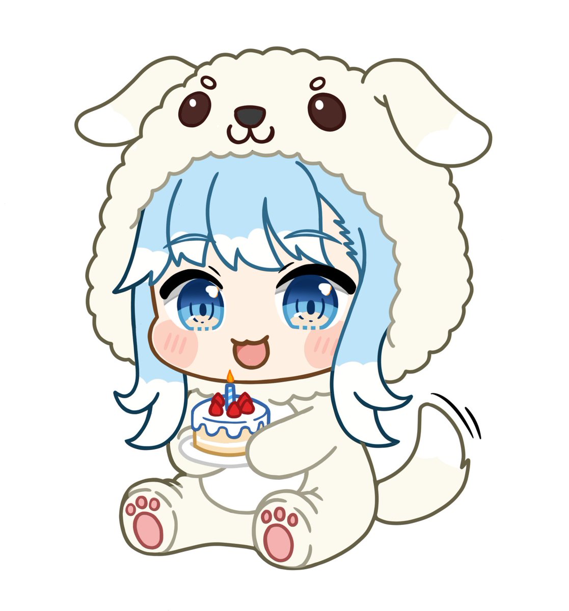 🩵🎂 #3DKobornday2025 #AeruSeni