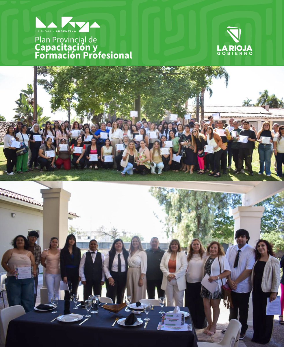 🎓  Junto a la Vicegobernadora <a href="/TeresitaMadera/">Teresita Madera</a> y nuestro  equipo de trabajo compartimos la alegría por el logro de los objetivos alcanzados en una  nueva etapa de 𝗖𝗮𝗽𝗮𝗰𝗶𝘁𝗮𝗰𝗶𝗼𝗻 𝘆 𝗙𝗼𝗿𝗺𝗮𝗰𝗶𝗼𝗻 𝗣𝗿𝗼𝗳𝗲𝘀𝗶𝗼𝗻𝗮𝗹 2025.