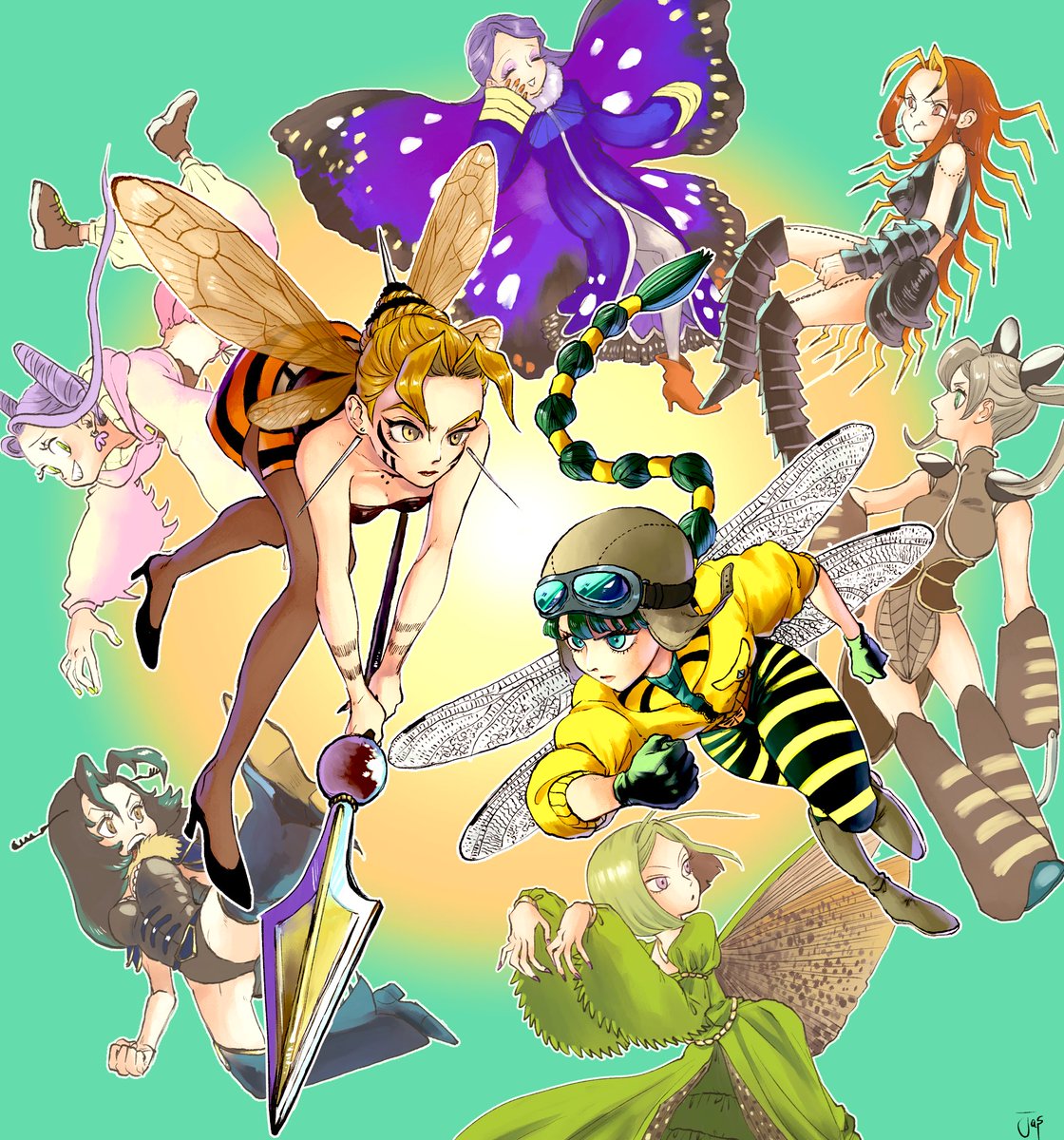 ジャス@虫擬人化 tweet media