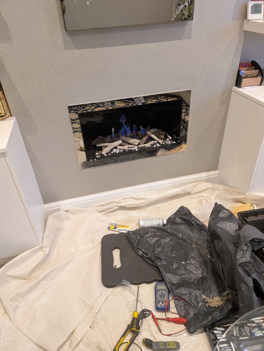 Gas Fire repaired ✅️ <a href="/Flamecheck1/">Flamecheck Ltd</a>