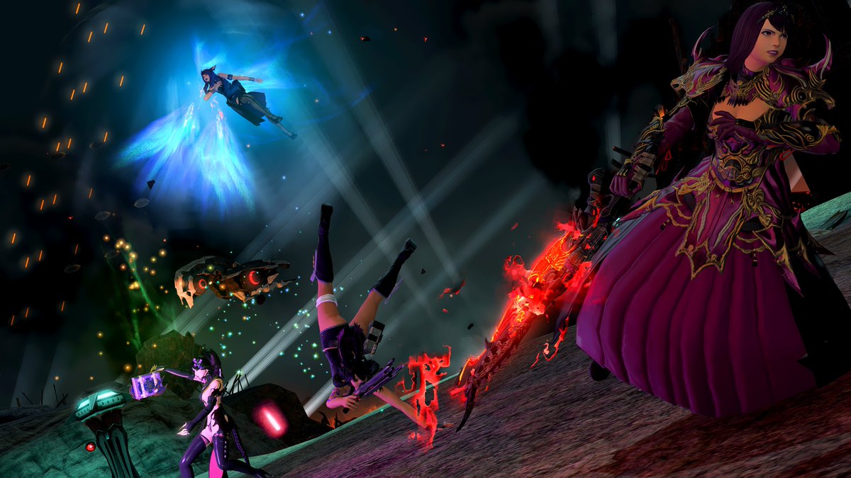 Purplescence's tweet image. The Ghimlyt Dark light party