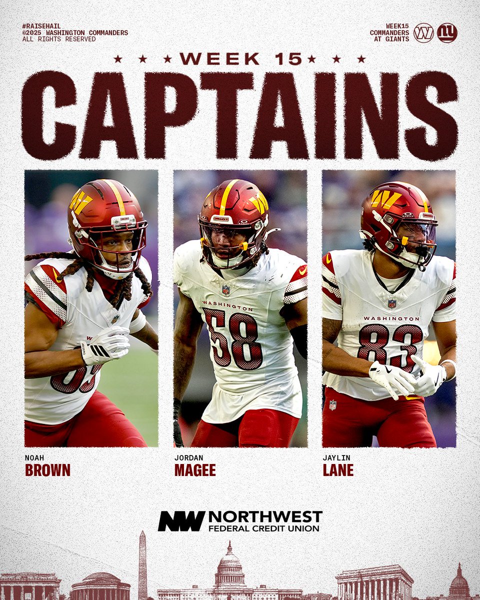 Division matchup captains
@NWFCU | #RaiseHail