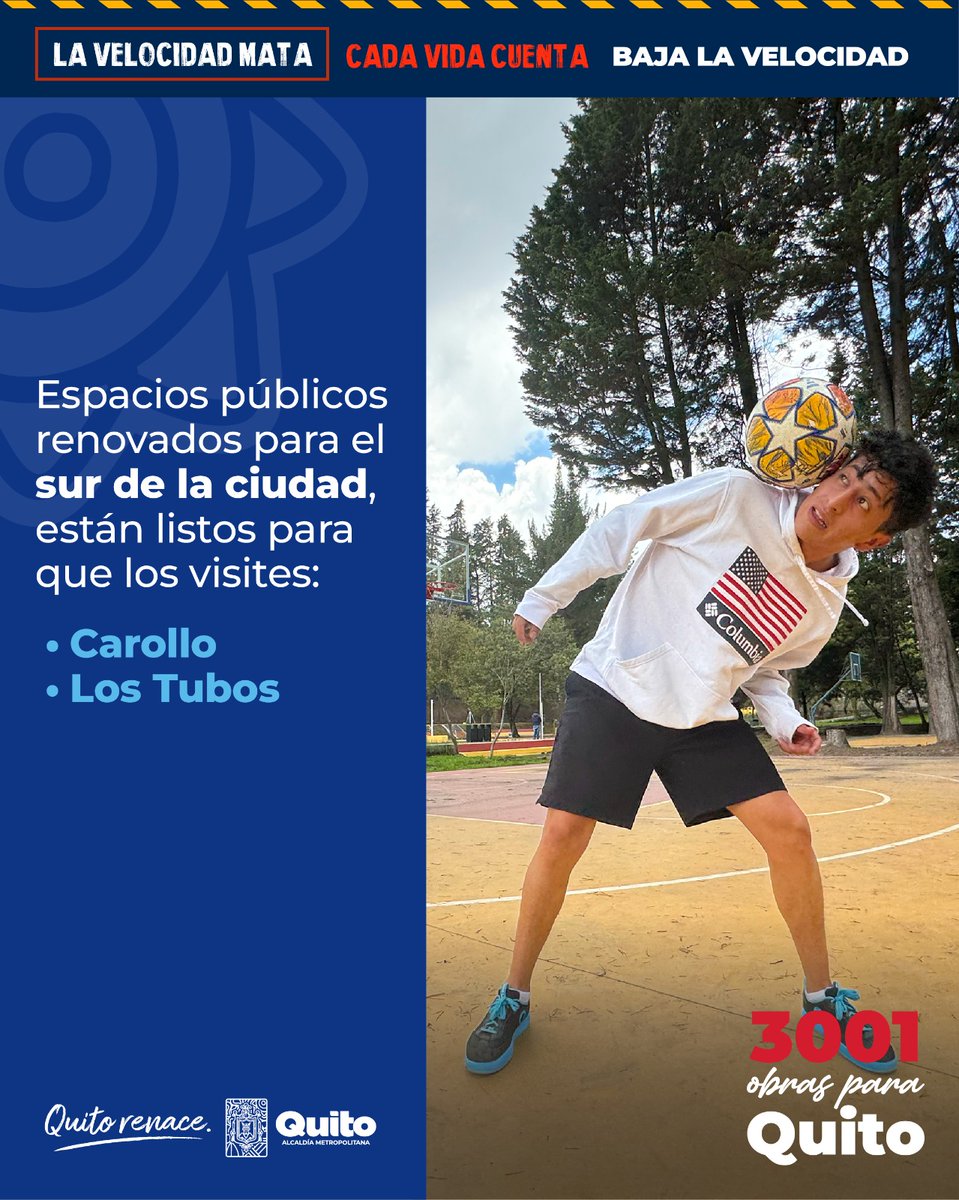 ObrasQuito's tweet photo. 🏞️#QuitoConObras | Durante años los parques #LosTubos y #Carollo esperaron una intervención profunda🏞️
Hoy, la espera termina con canchas repotenciadas, nuevas plazas internas, juegos para primera infancia, baterías sanitarias y camineras totalmente rehabilitadas.
✅ Espacios que vuelven a ser accesibles y llenos de vida.
#QuitoRenace #QuitoNoSeDetiene