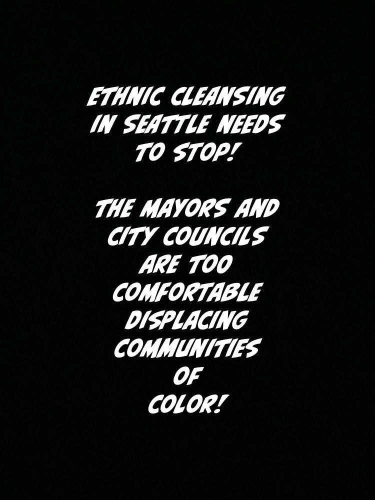 RubyHol36882656's tweet photo. #OneSeattlePlan ⁦@MayorofSeattle⁩ ⁦@GovBobFerguson⁩ ⁦@katiewilson1604⁩ ⁦@TheStranger⁩ ⁦@seattletimes⁩ ⁦@SeattleCouncil⁩ https://t.co/HwqZ1CRNc2