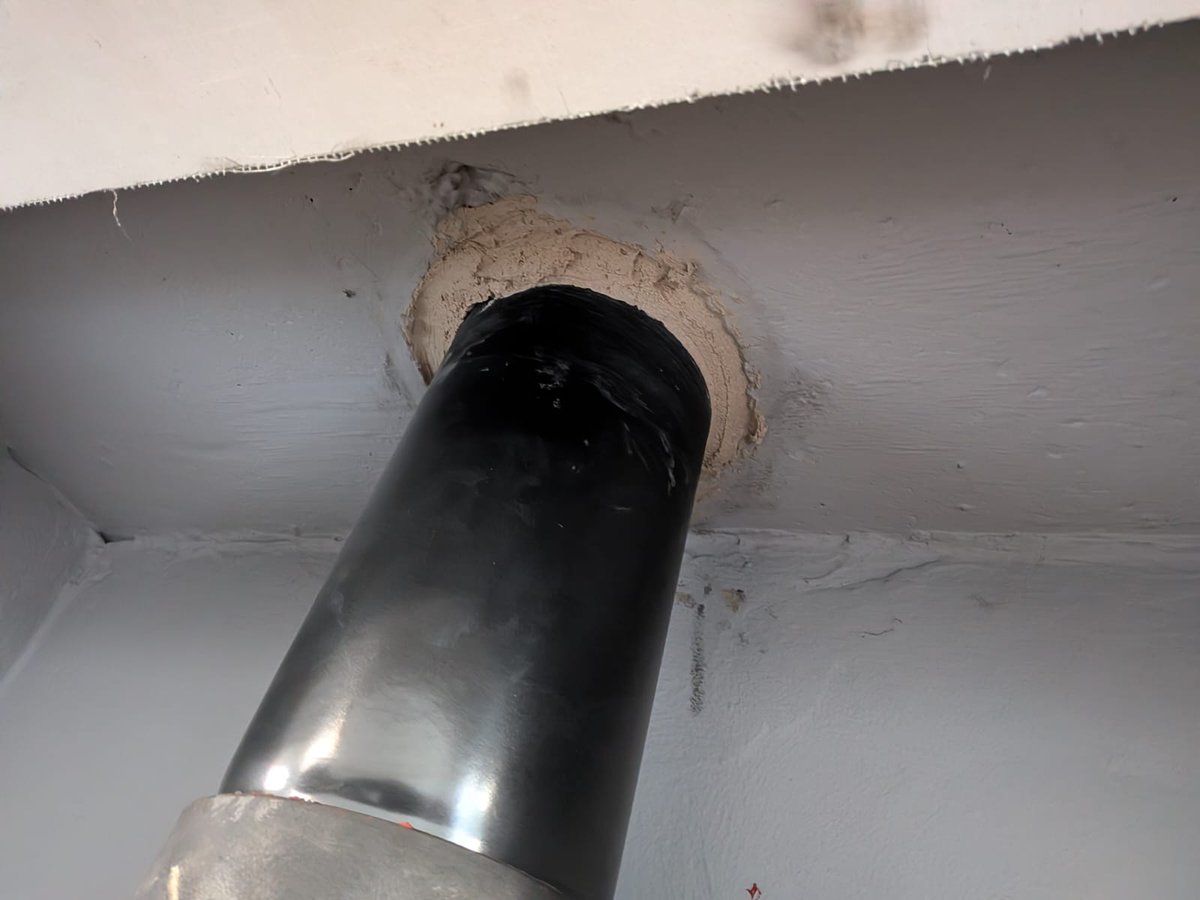 New stove pipe installed ✅️🔥
<a href="/Flamecheck1/">Flamecheck Ltd</a>