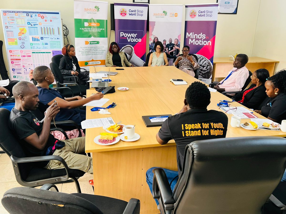 Today we joined <a href="/afriyan_uganda/">AfriyanUganda</a> for a stakeholders’ meeting focused on strengthening HIV and SRHR financing frameworks for young people in Uganda. Engagement, supported by <a href="/UNITEDMoveESA/">UNITED! Movement</a> under the #Together4SRHR campaign.