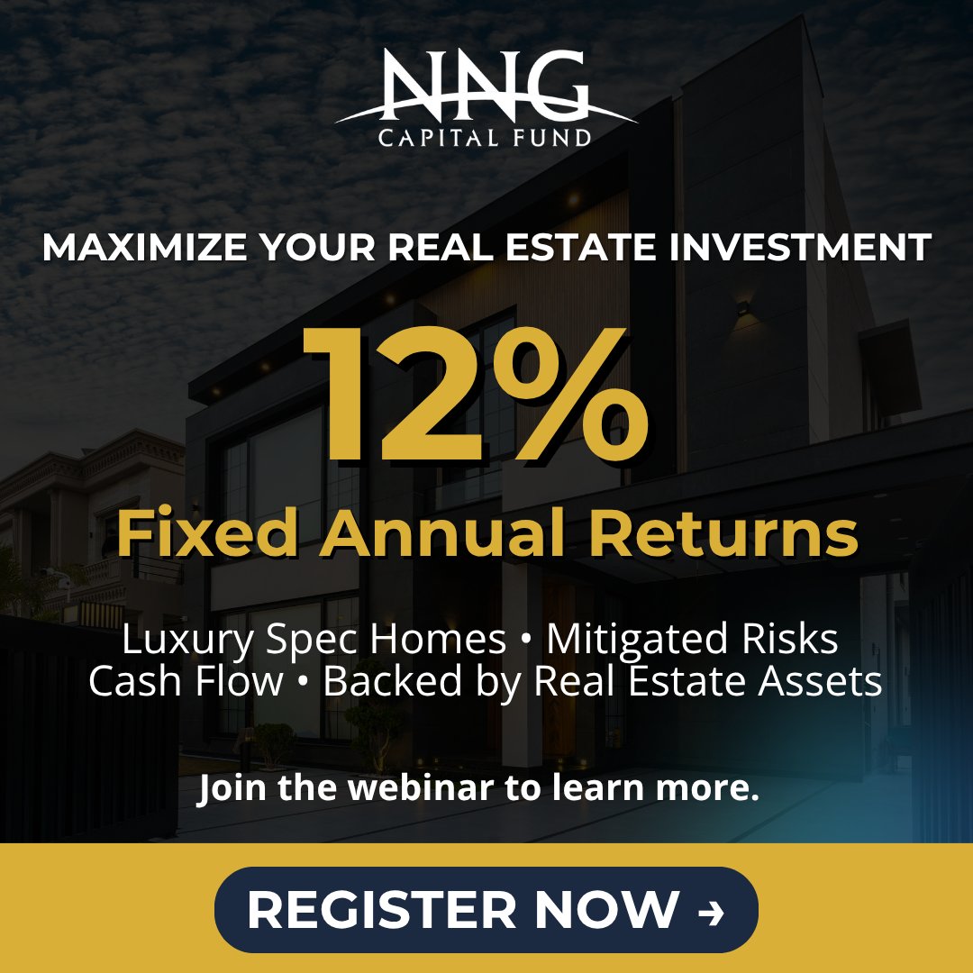 NNGCapitalFund's tweet photo. Accredited investors can earn 12 percent backed by real assets. Learn more about our luxury residential strategy.
Download our free investment guide: 
https://t.co/PrL5CZeoBI

#AccreditedInvestors #NNGCapitalFund https://t.co/HAPITtt39A