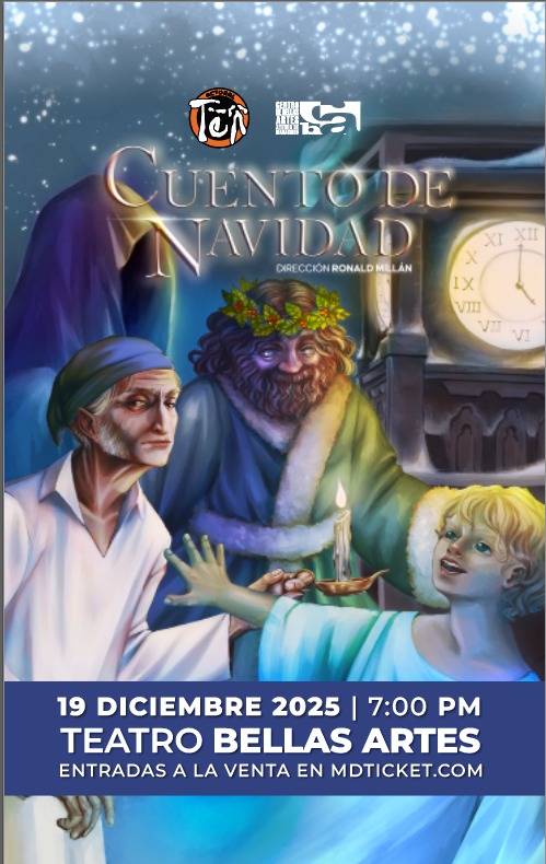 Cuento de Navidad 🎄 
ÚNICA FUNCIÓN:
📅 DÍA: Viernes 19 de diciembre de 2025
⏰ HORA: 7:00 p.m.
📍 LUGAR: Teatro Bellas Artes

MAYOR INFORMACIÓN DM <a href="/actoraltea/">Actoral TEA</a> @cbaateneo +58 0412-239.07.44