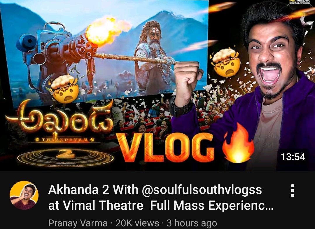 barbellbiryani's tweet photo. Show me a better artificial erri huk vlogger than him, I'll wait 👍🏼

#Akhanda2Thaandavam https://t.co/dPybJSUkGp