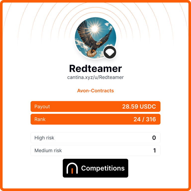 First audit result.
<a href="/PatrickAlphaC/">Patrick Collins</a> those courses are top notch. 

<a href="/CyfrinUpdraft/">Cyfrin Updraft 🟩</a> I'm not done with you yet.

<a href="/GuildAcademy_/">Guild Academy</a> thanks for the guidance.
