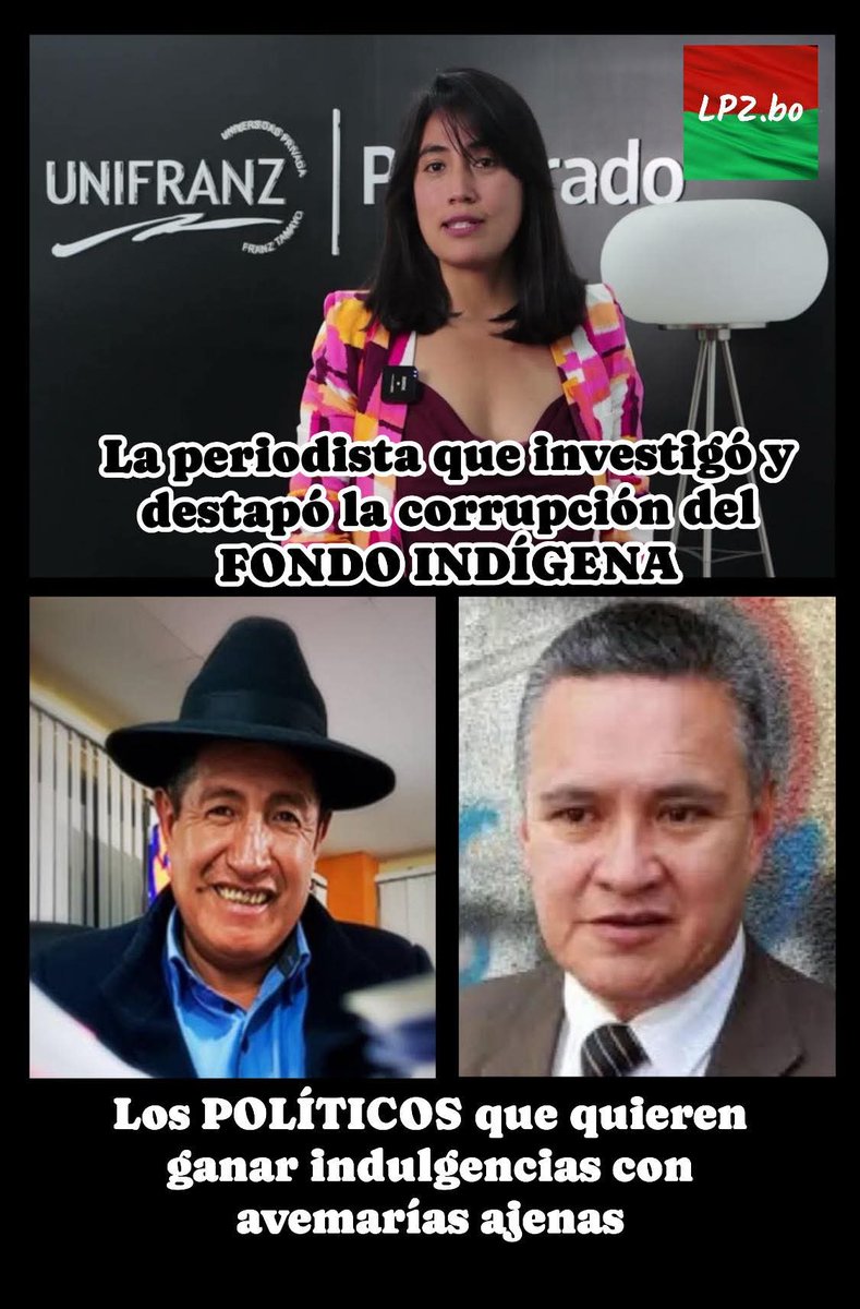 Claudia es la mejor en el periodismo. 
Hay muchos oportunistas.