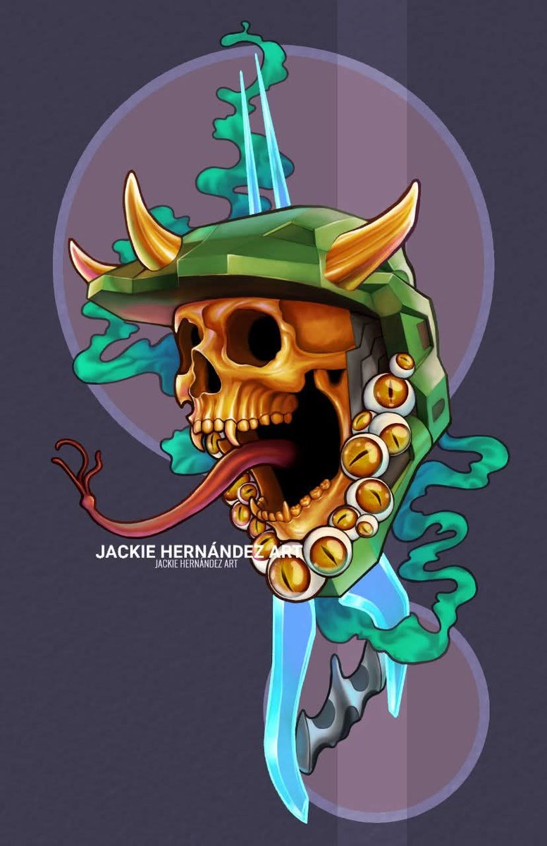 JackieHernndez6's tweet photo. Mictlantecuhtli x Master Chief
Intervened helmet: skull, golden horns (a nod to the “Demon”), bat tongue with Flood, and an eye necklace. The Covenant didn’t stand a chance. 😗🔥

#Halo #HaloSpotlight #halofans #masterchief #cortana #xbox @Unyshek
@UnscMexico  @Halo https://t.co/p7AgEiSTfF