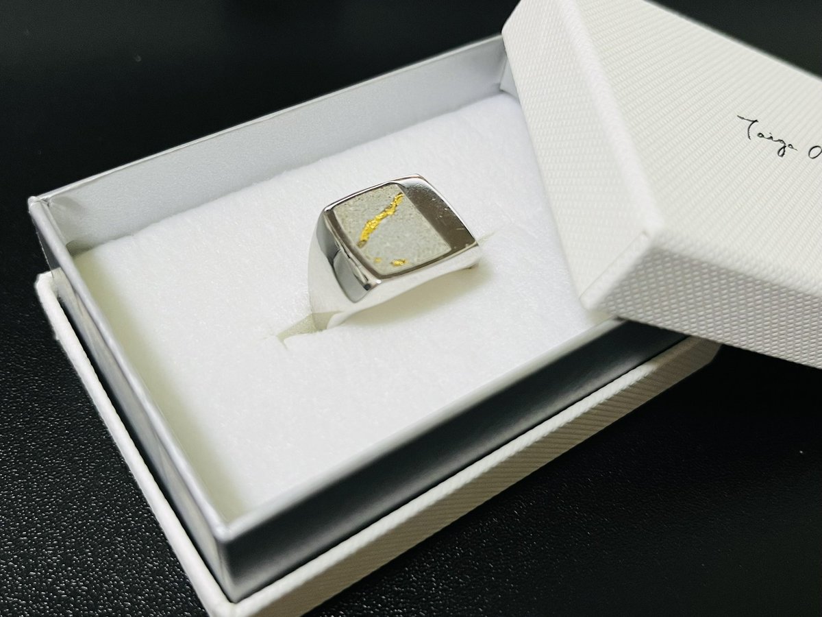 前から気になっていたtaiga okuyamaさんのリングを買いに似合わない