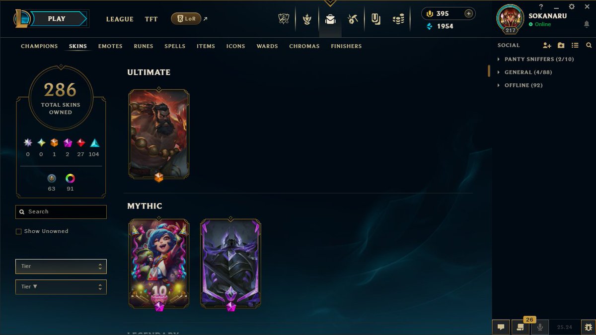 Vends mon compte LoL, DM moi offre
Compte qui a +10 ans, tout les champions, unranked atm