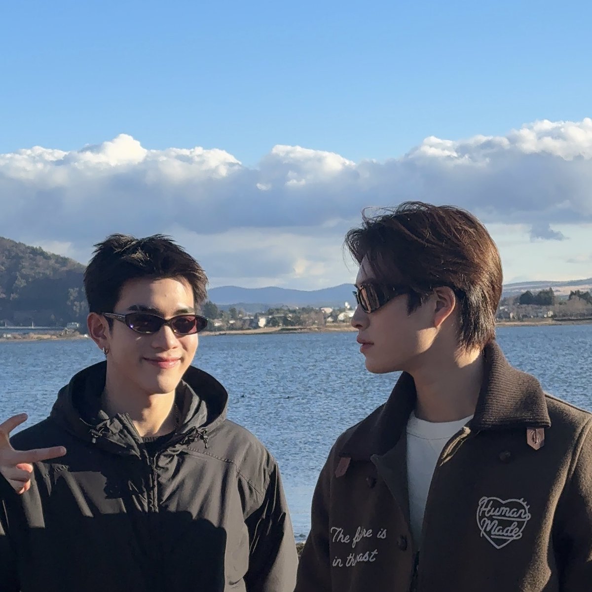 If his shades could break, they'd be broken already. Gemini looked