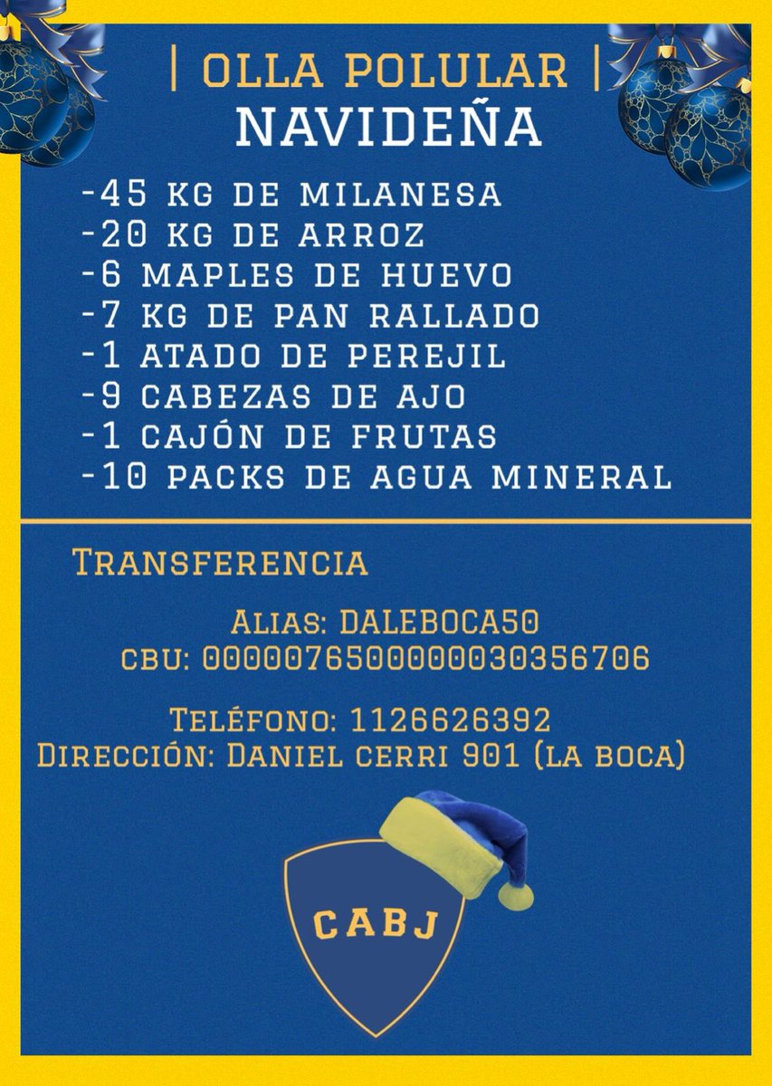 Hola. Esto es lo que necesitamos para la olla de esta semana. Como siempre, todo sirve, todo suma, todo ayuda. Muchas gracias.