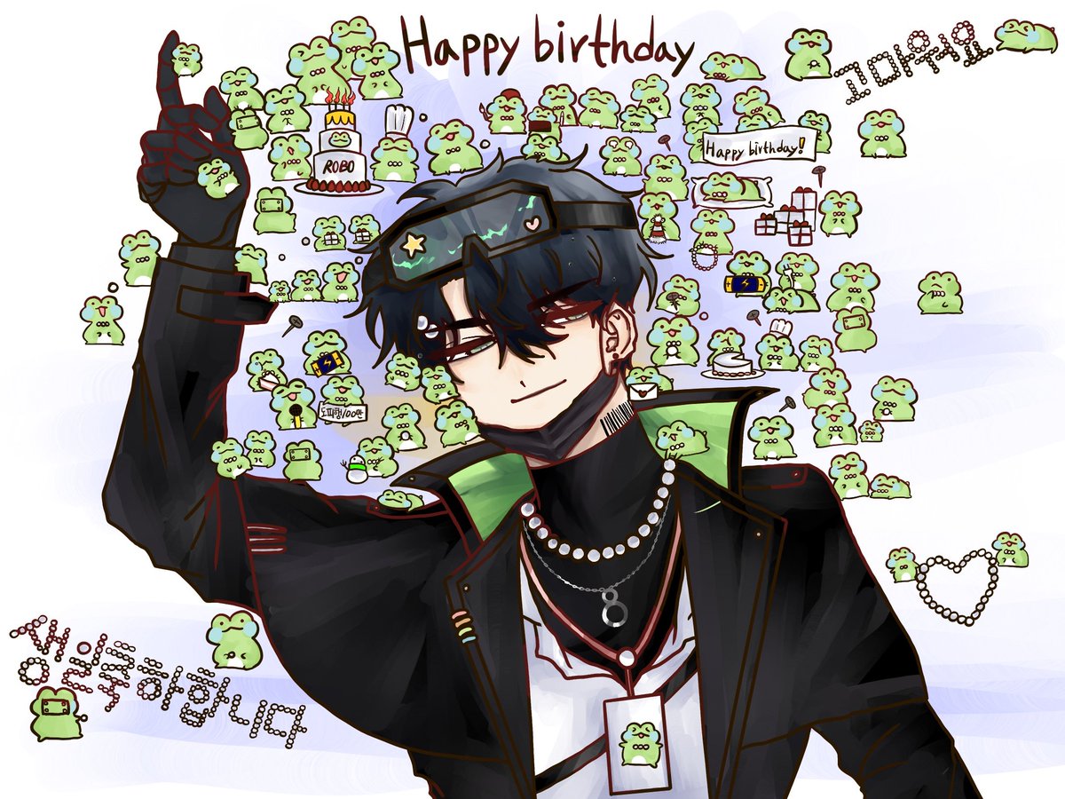 #요즘로봇그림
생일축하해요 (つ˘◡˘)づ♥