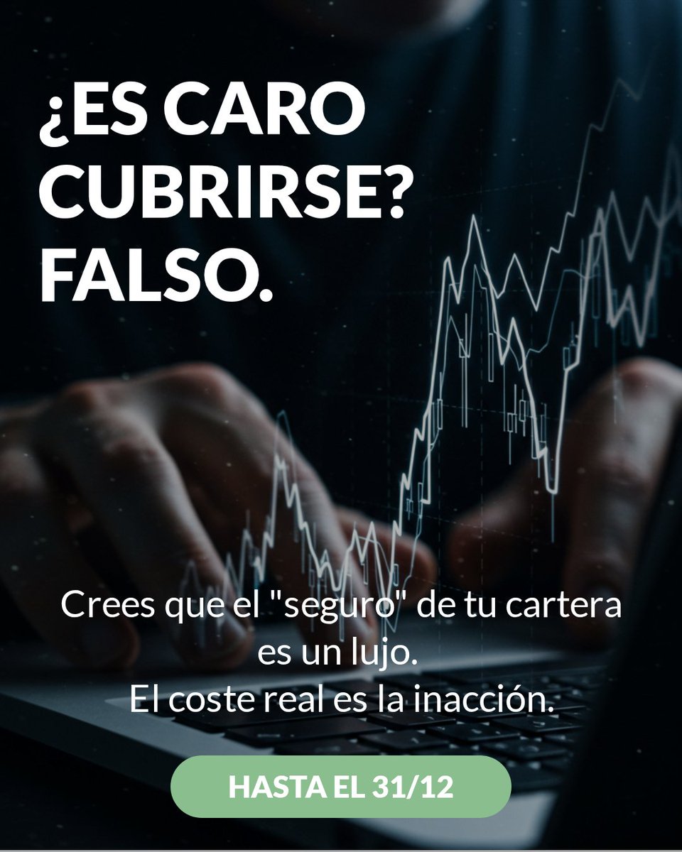 renato0304's tweet image. “Cubrirse es caro.”

No siempre.

Hay formas de hacerlo sin coste o incluso con beneficio.

El coste no es el problema.

El problema es el lastre para el interés compuesto, el miedo a perder o quedarse paralizado sin saber que hacer.

Cobertura de Cartera – Formación de…